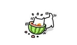 自由吃瓜头像插画图,插画中的生活哲学