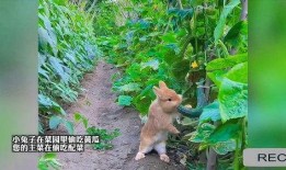 喜欢吃瓜的兔子,兔子美食日记